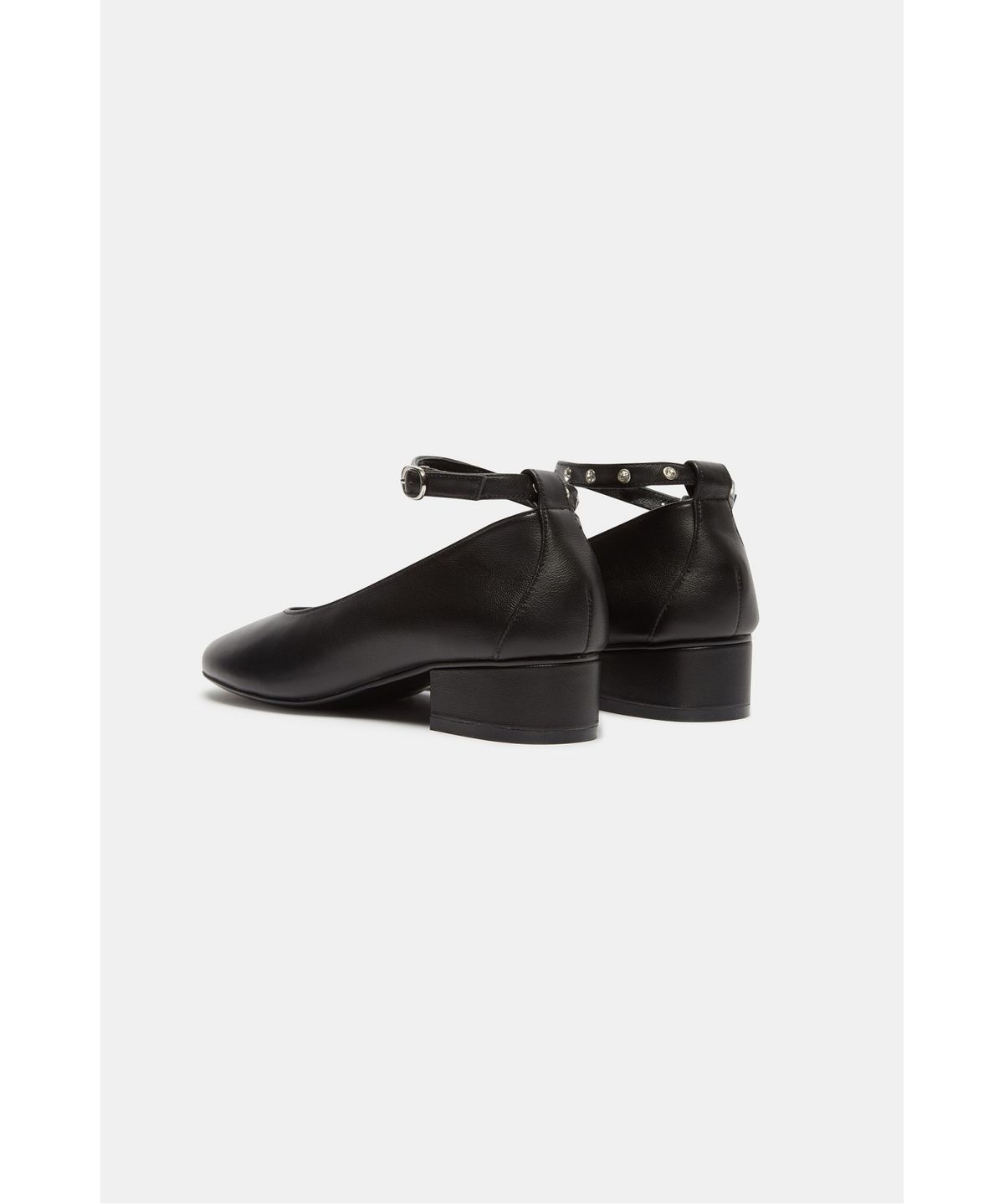 슈콤마보니(SUECOMMA BONNIE) Buckle strap flats(black)_DG1DA26502BLK