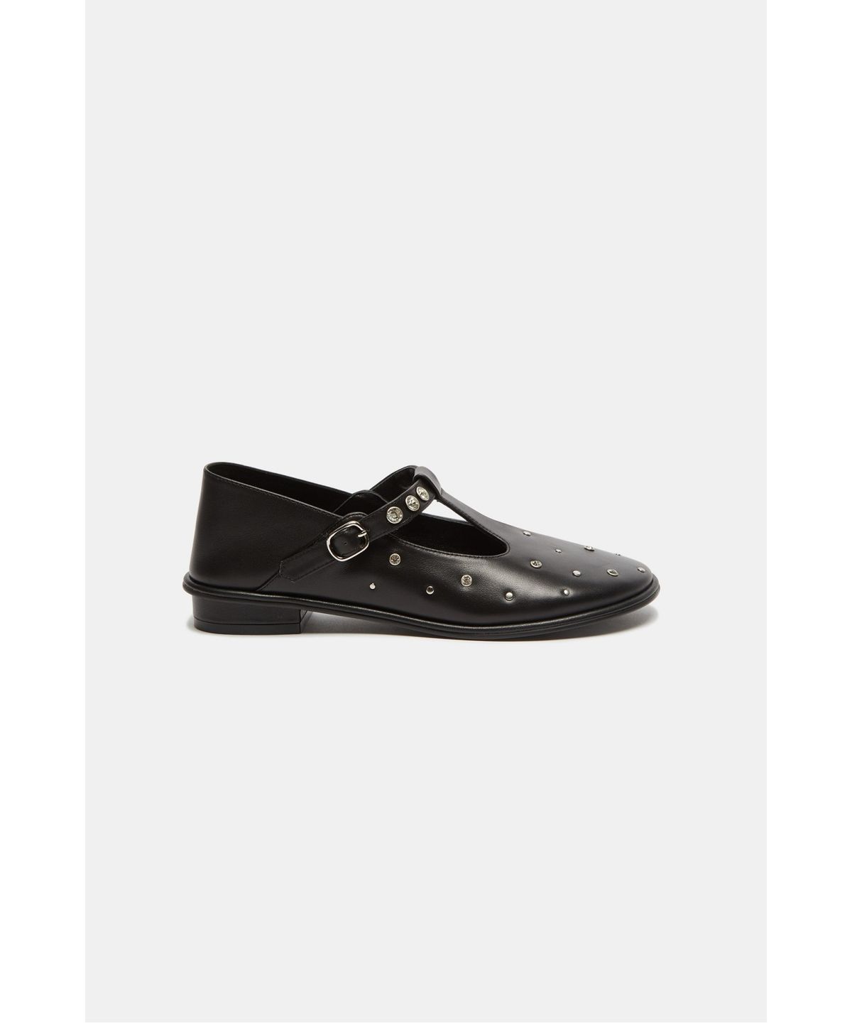 슈콤마보니(SUECOMMA BONNIE) Lune flats(black)_DG1DA26510BLK