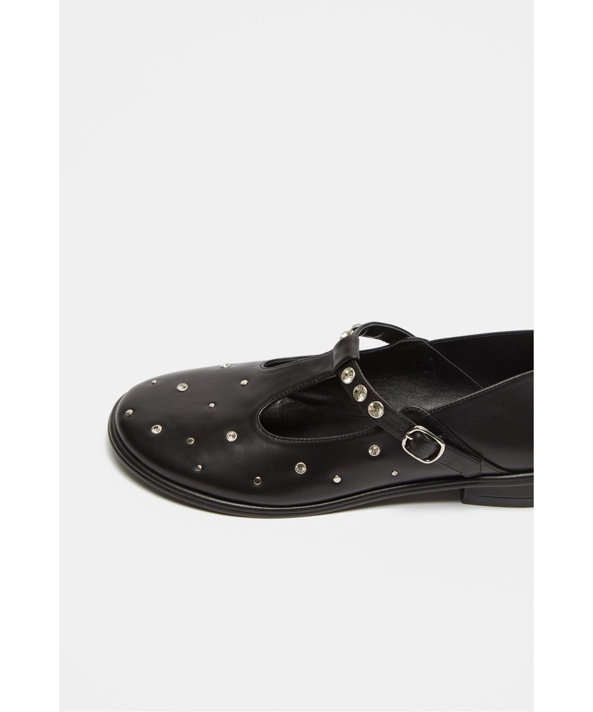 슈콤마보니(SUECOMMA BONNIE) Lune flats(black)_DG1DA26510BLK