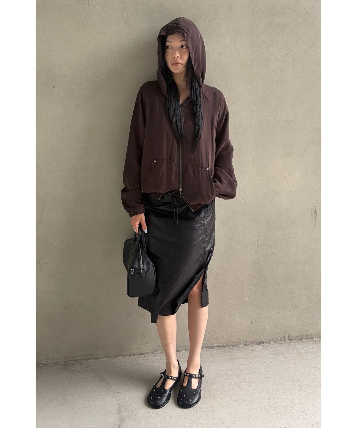 슈콤마보니(SUECOMMA BONNIE) Lune flats(black)_DG1DA26510BLK