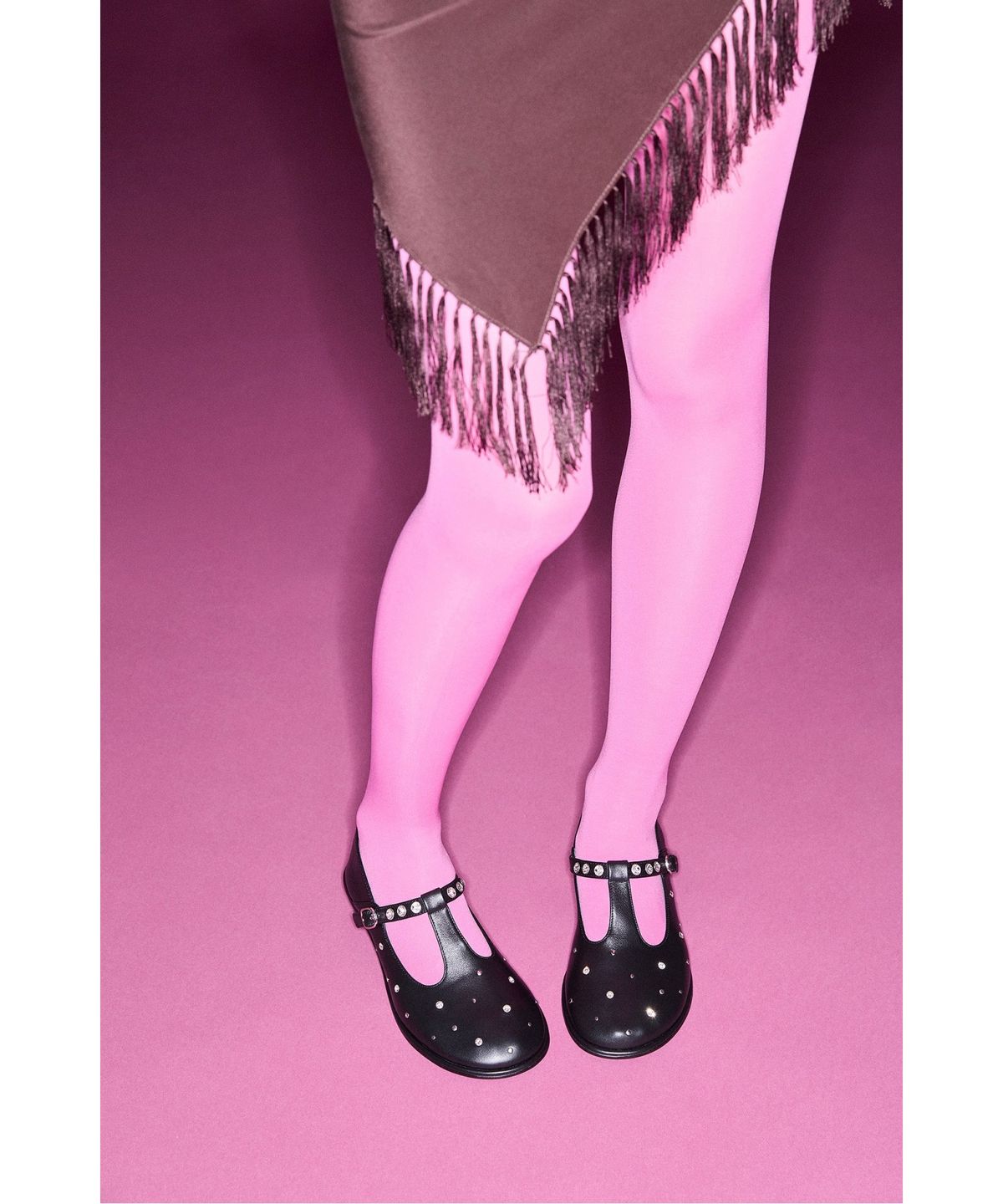슈콤마보니(SUECOMMA BONNIE) Lune flats(black)_DG1DA26510BLK