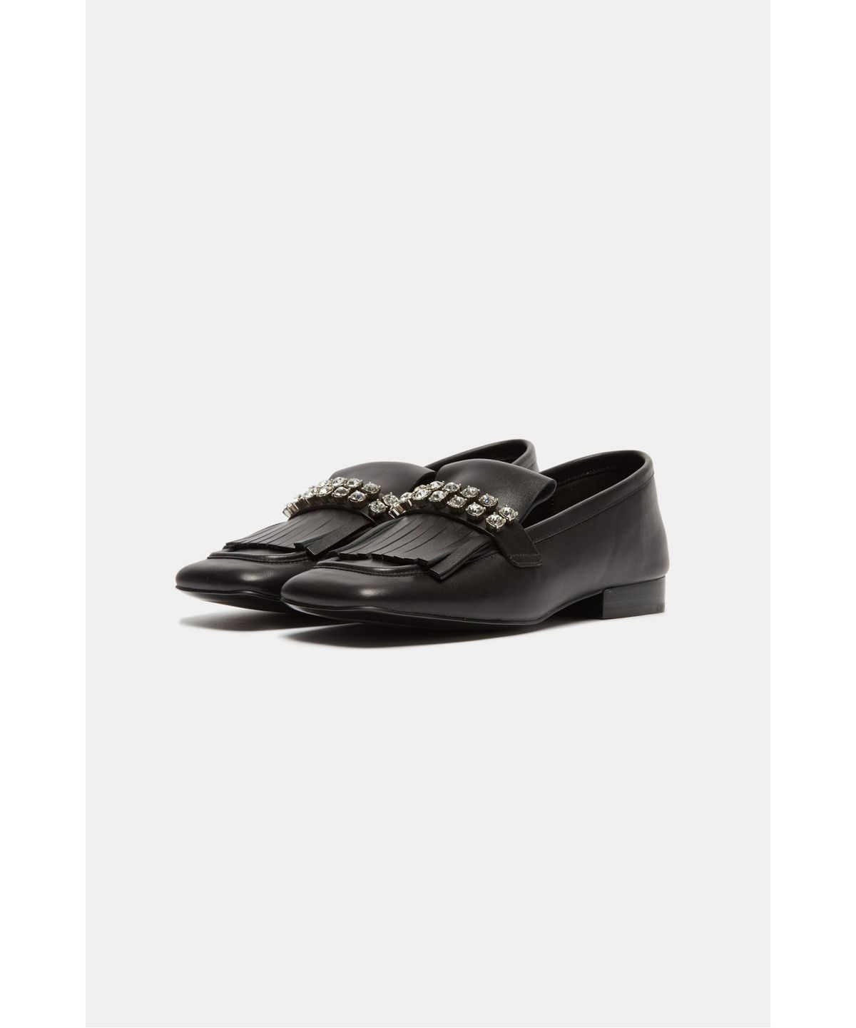 슈콤마보니(SUECOMMA BONNIE) Tassel Crystal Loafer(black)_DG1DA26512BLK