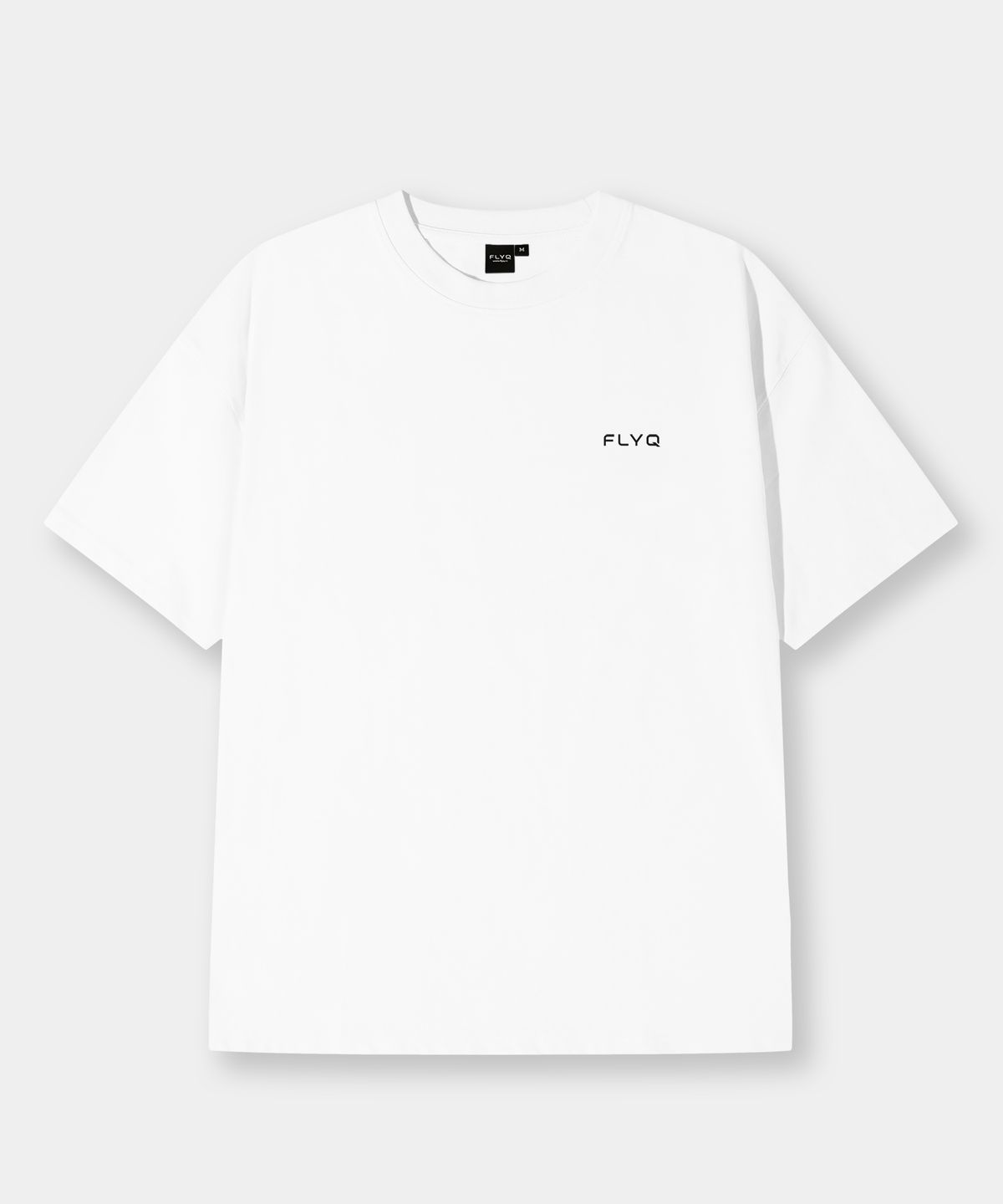 플라이크(FLYQ) 하자드 나염 반팔 티셔츠 / WHITE