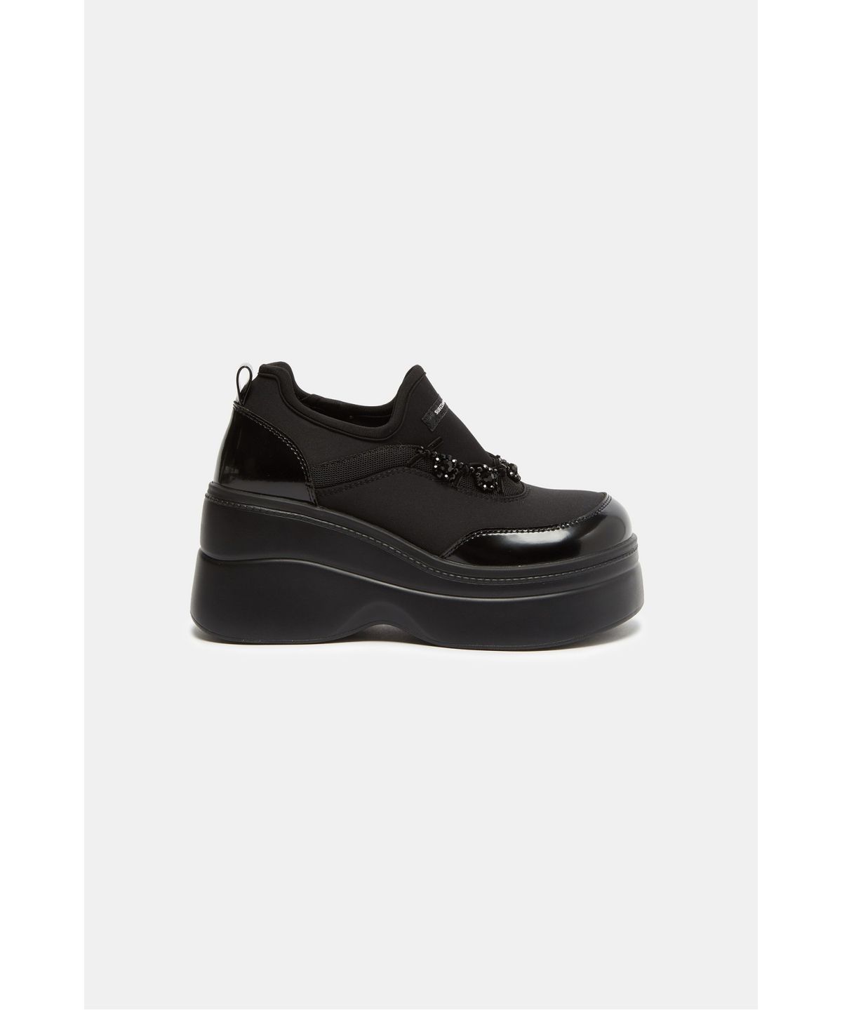 슈콤마보니(SUECOMMA BONNIE) Beaded platform sneakers(black)_DG4DA26503BLK