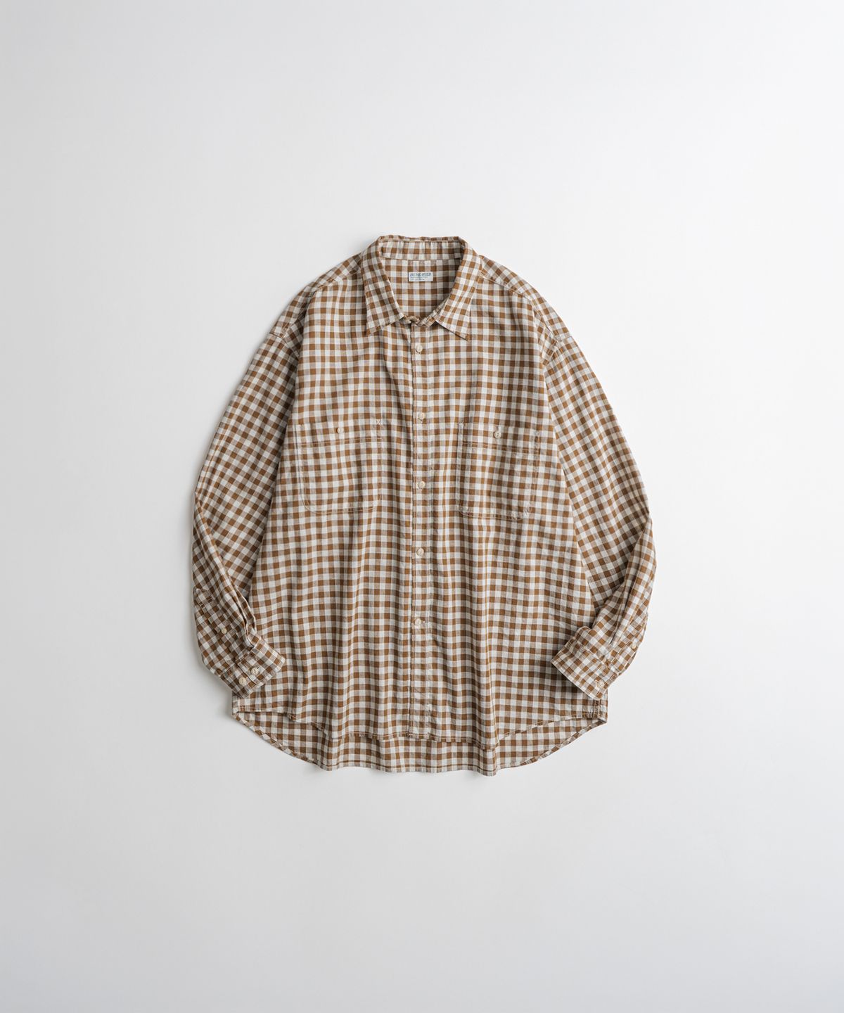 비헤비어(BEHEAVYER) C/L ROVER SHIRTS brown