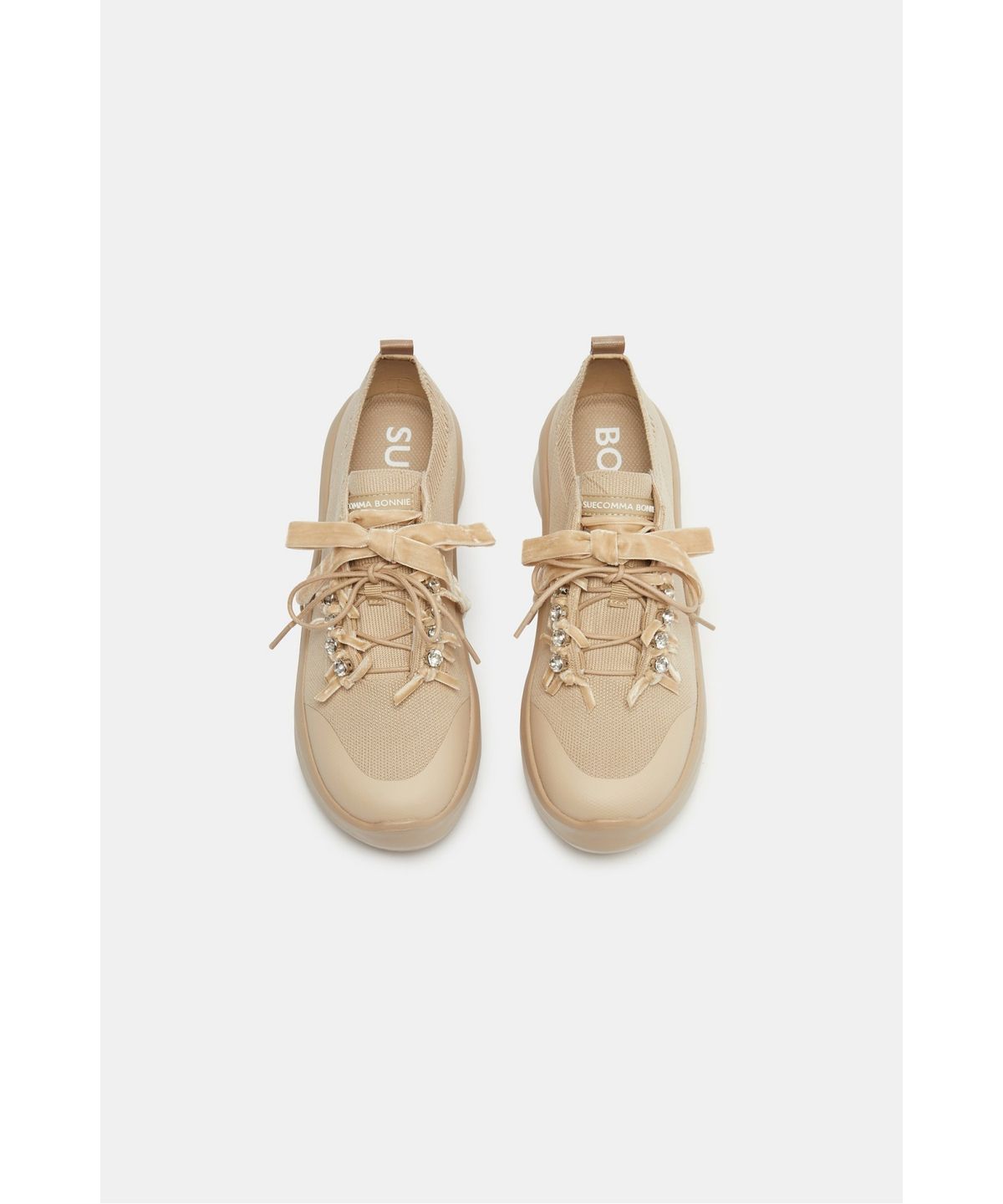 슈콤마보니(SUECOMMA BONNIE) Comfortrise sneakers(beige)_DG4DA26501BEE