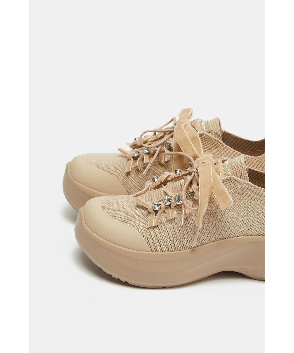 슈콤마보니(SUECOMMA BONNIE) Comfortrise sneakers(beige)_DG4DA26501BEE