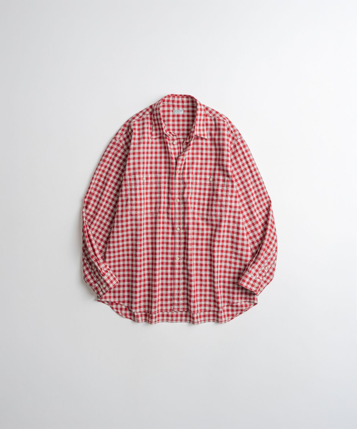 비헤비어(BEHEAVYER) C/L ROVER SHIRTS red