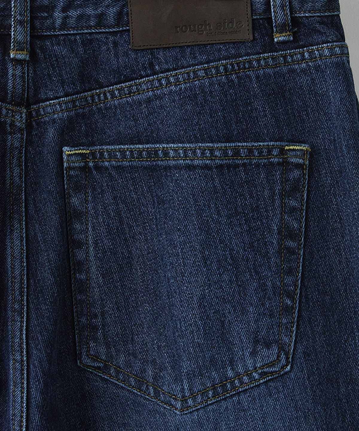 러프사이드(ROUGHSIDE) Union Denim Pants Dark Blue