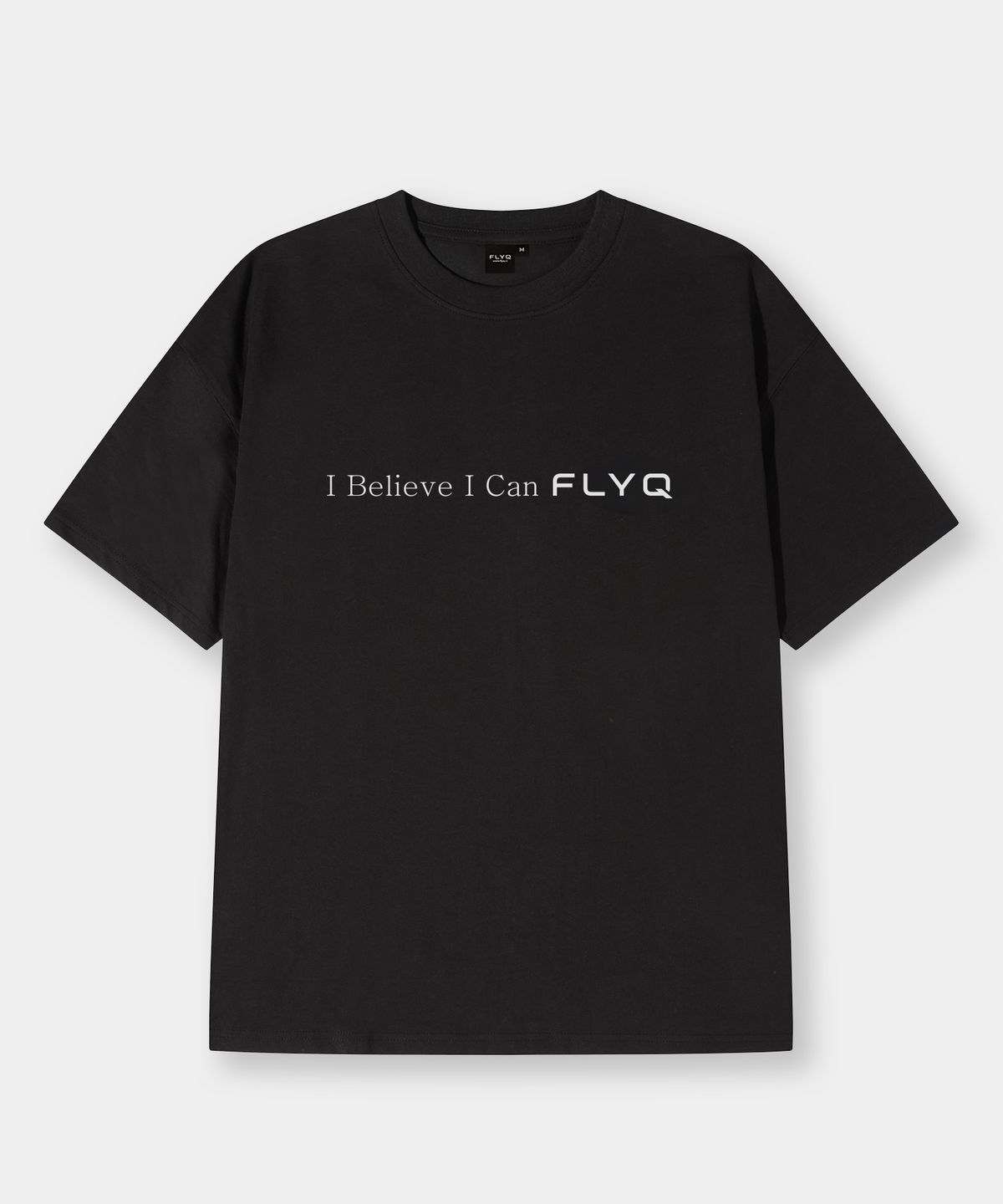 플라이크(FLYQ) 플라이 나염 반팔 티셔츠 / BLACK