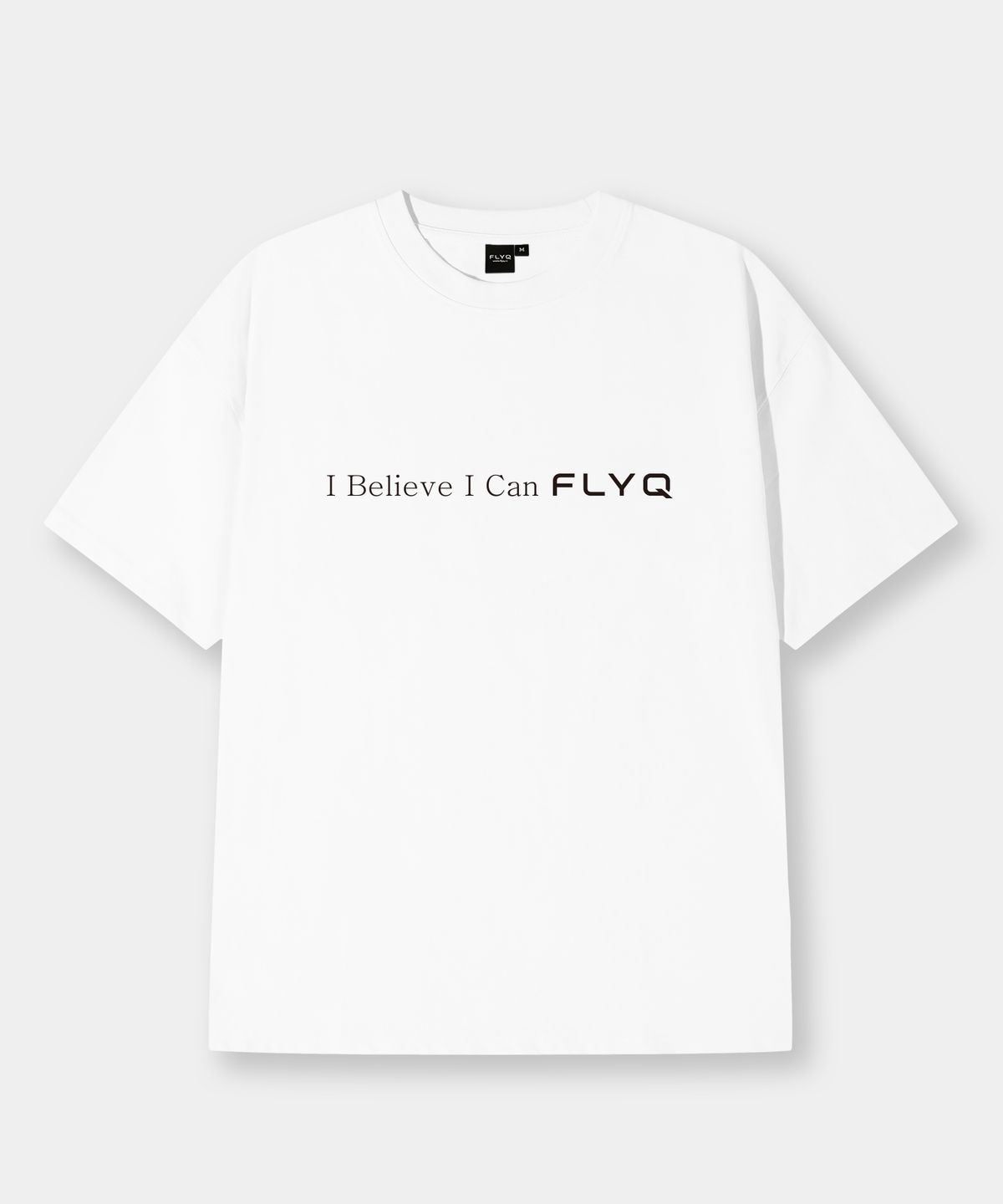 플라이크(FLYQ) 플라이 나염 반팔 티셔츠 / WHITE