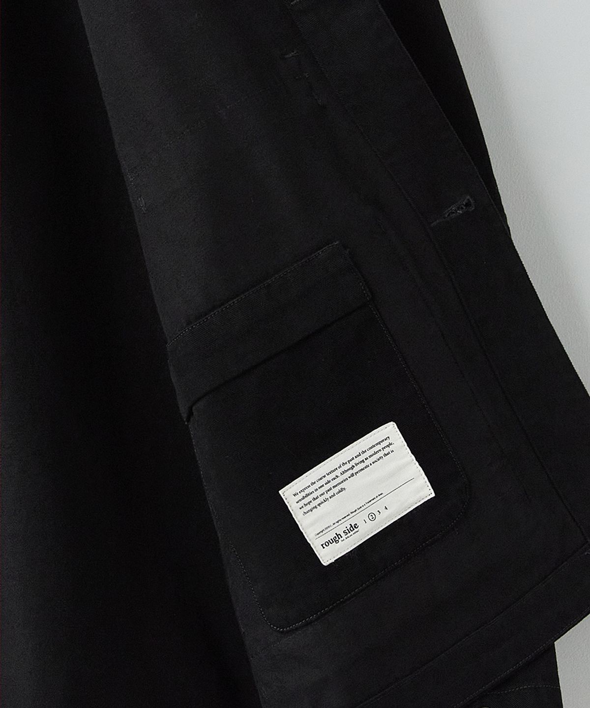 러프사이드(ROUGHSIDE) Comfort Jacket Black