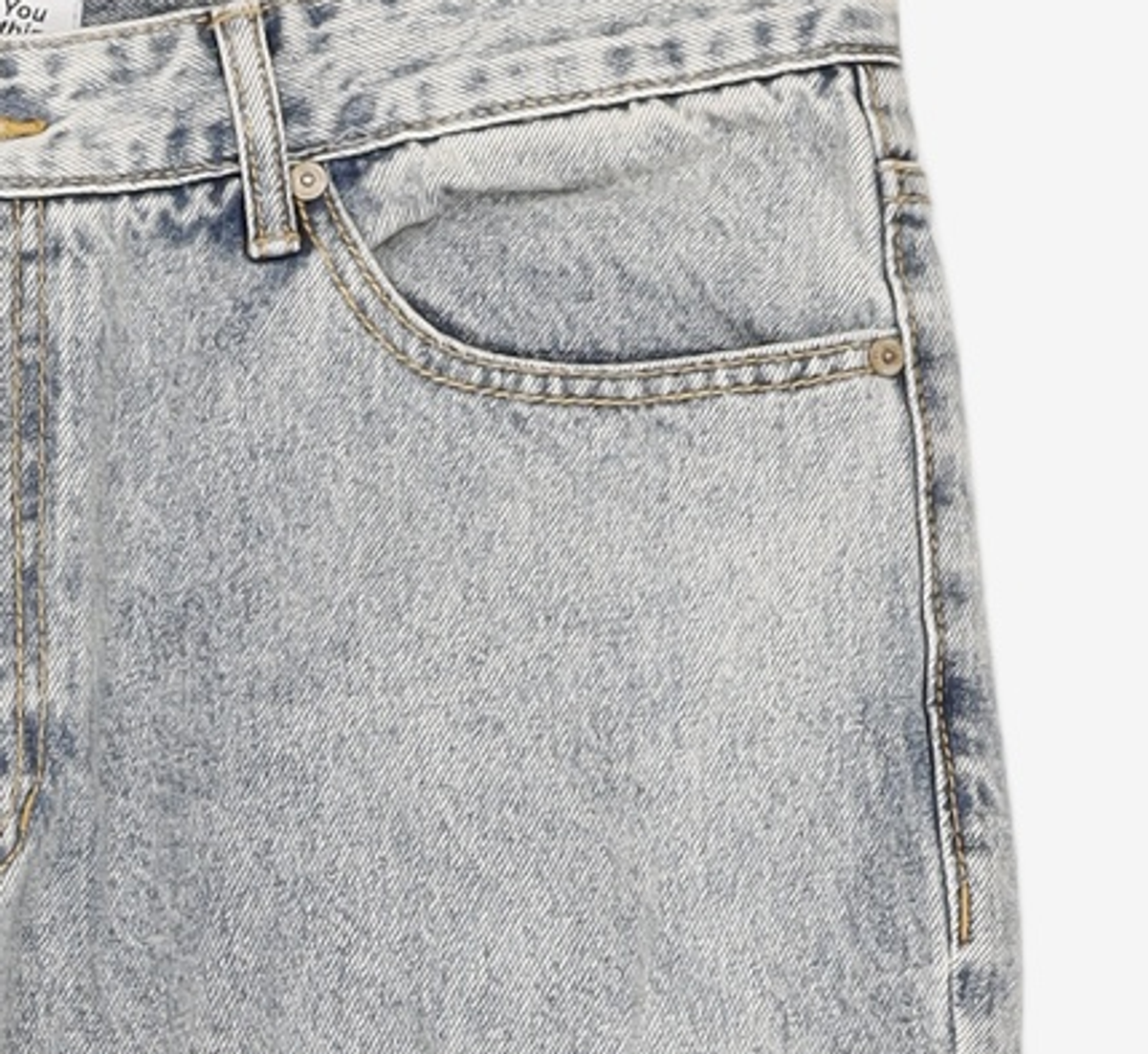 86로드(86ROAD) PALE BLUE CHIP / CROP TAPERED 34