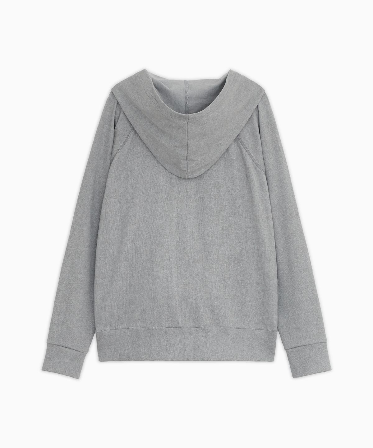 오헤시오(OHESHIO) RAGLAN BUTTON HOODED ZIP-UP, GRAY