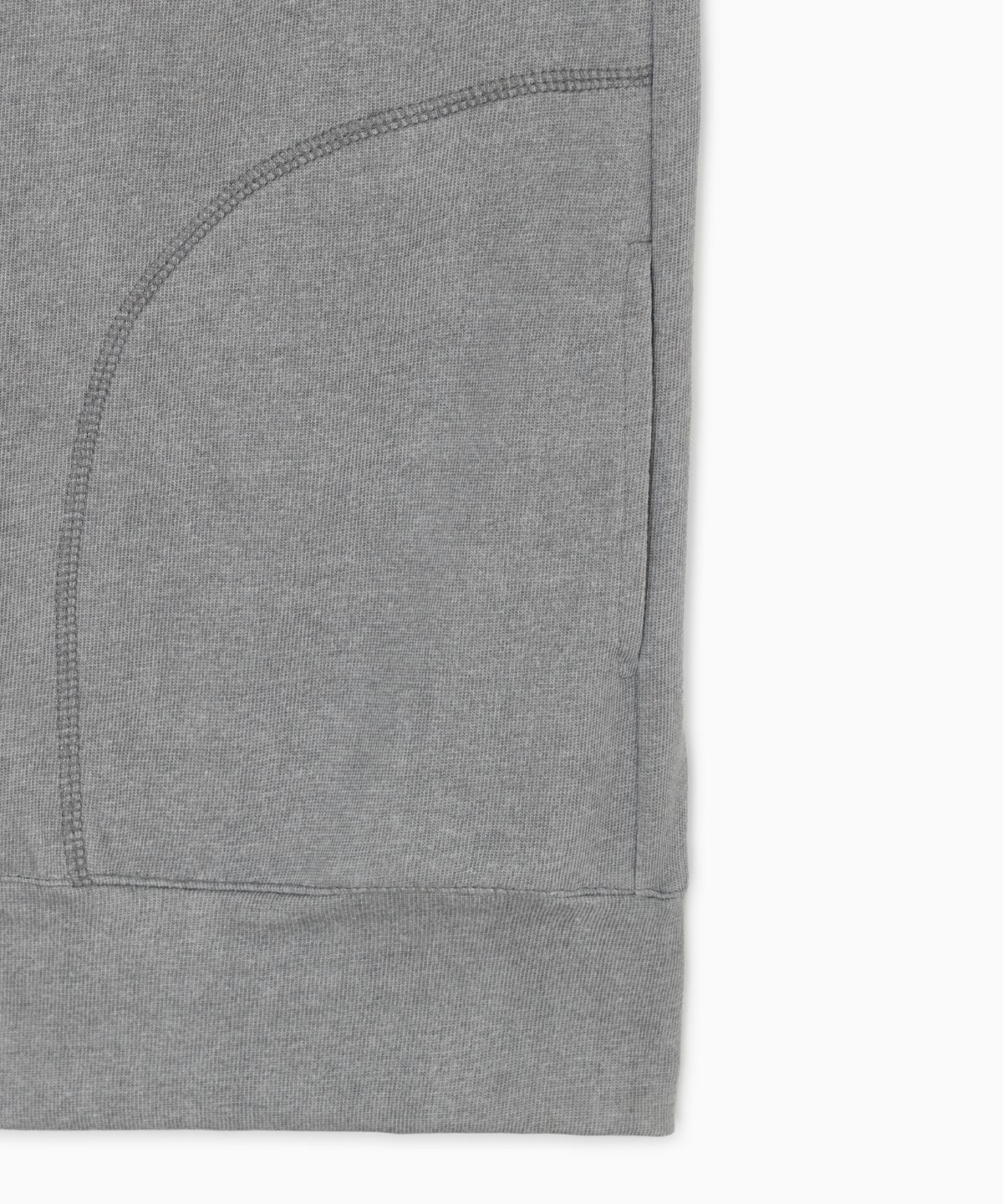 오헤시오(OHESHIO) RAGLAN BUTTON HOODED ZIP-UP, GRAY