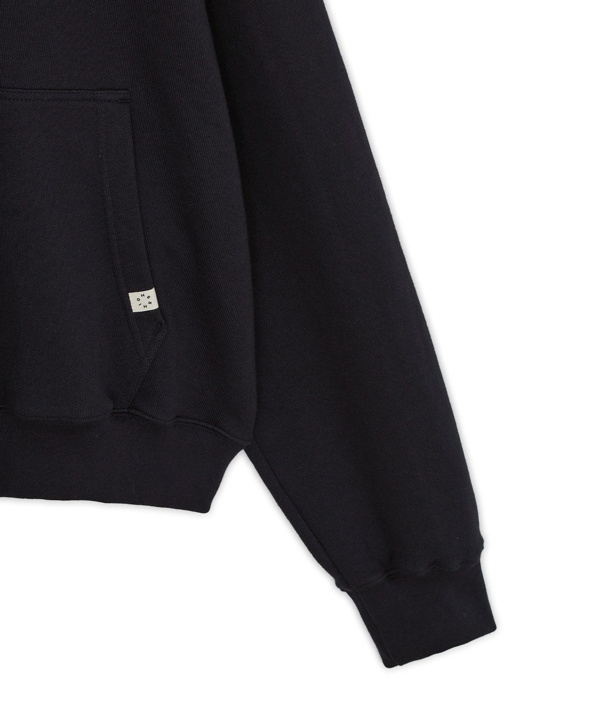 오헤시오(OHESHIO) LOGO PATCH HOODED ZIP-UP, FLORAL NAVY