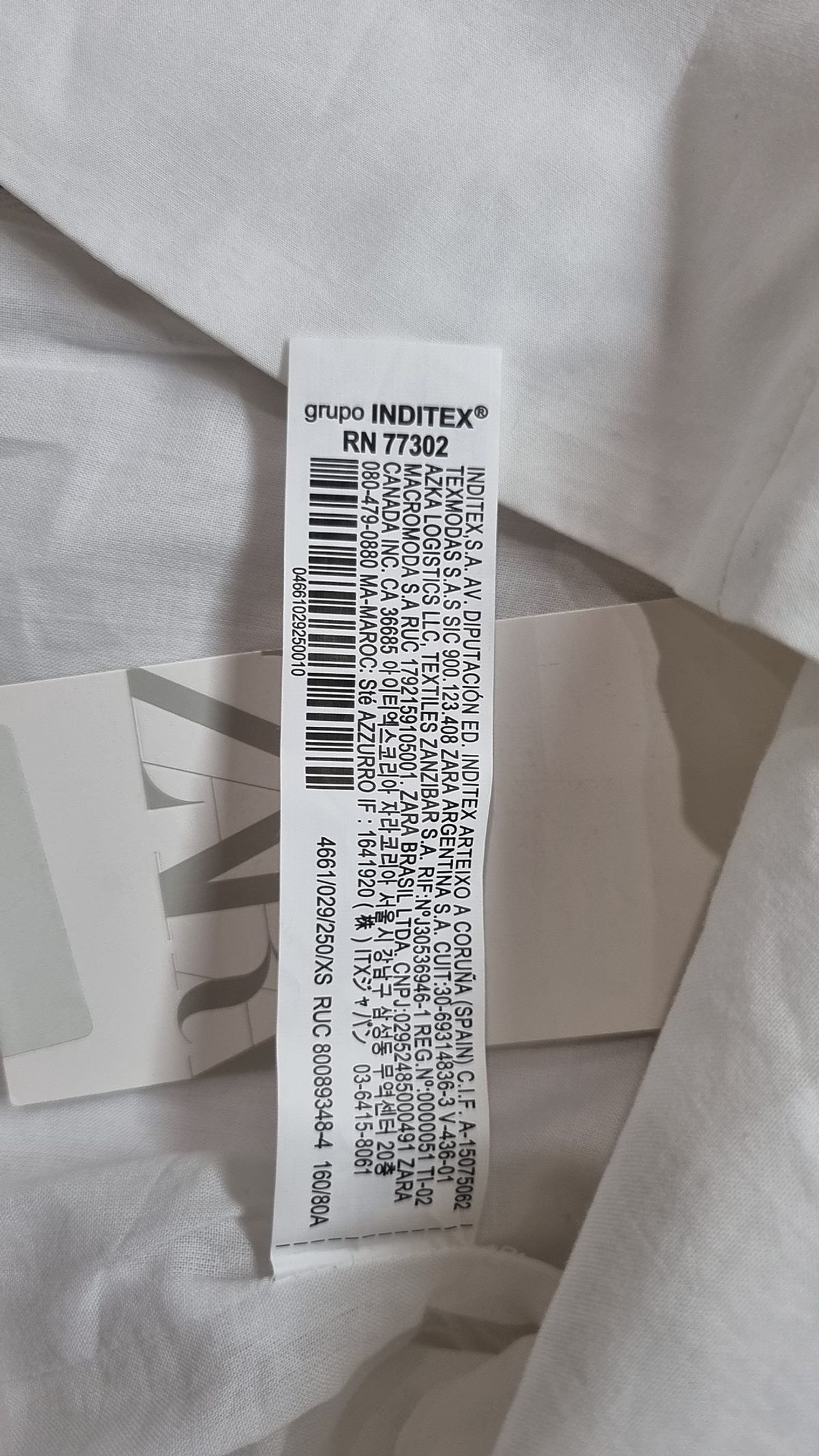 자라(ZARA) 기타 상의 XS