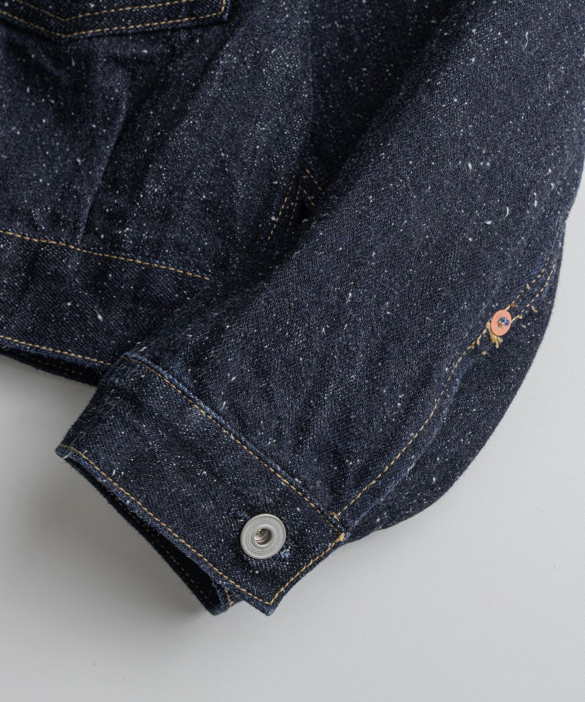 비헤비어(BEHEAVYER) DISTRESSED TYPE-1 DENIM JACKET nep indigo