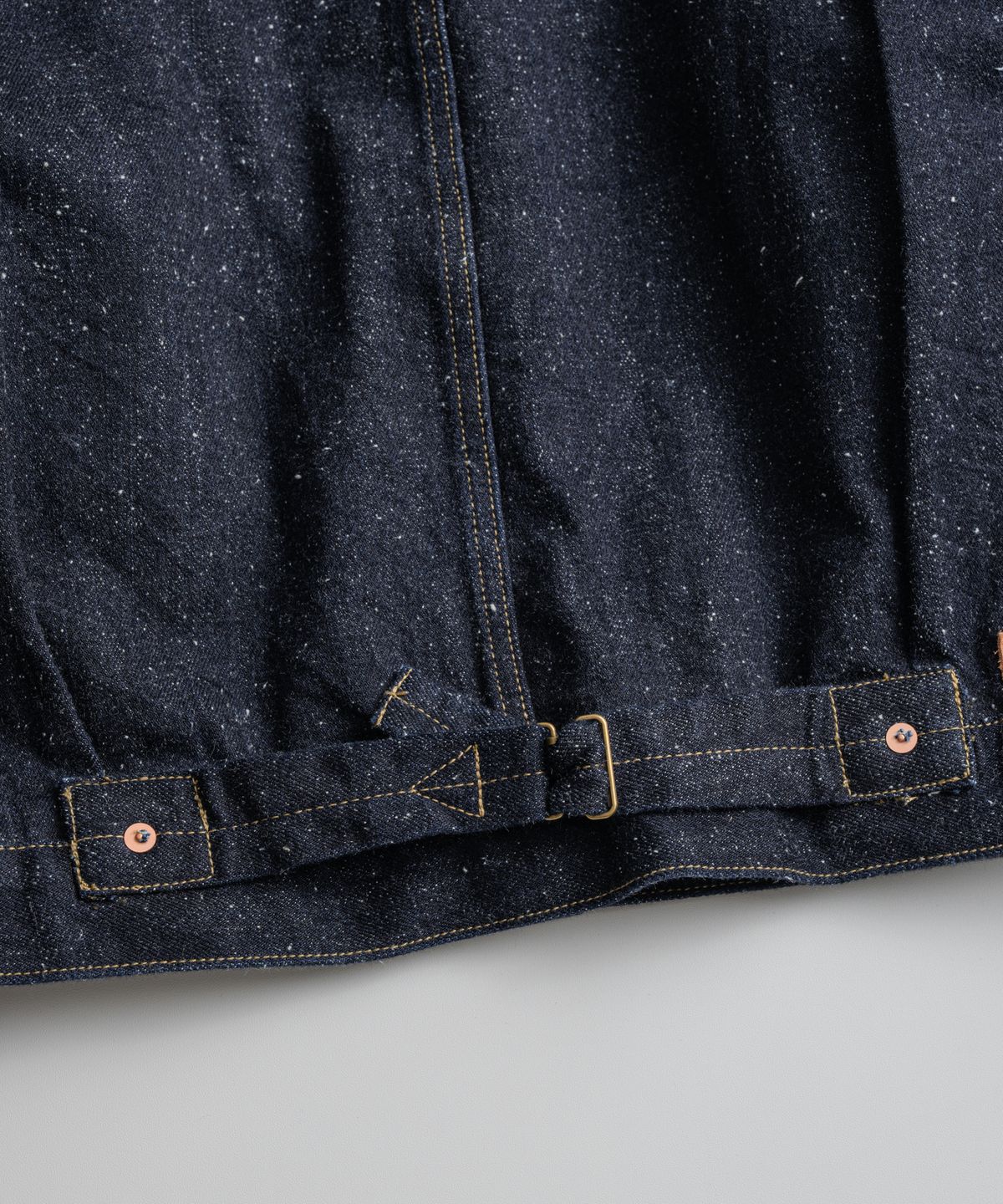 비헤비어(BEHEAVYER) DISTRESSED TYPE-1 DENIM JACKET nep indigo