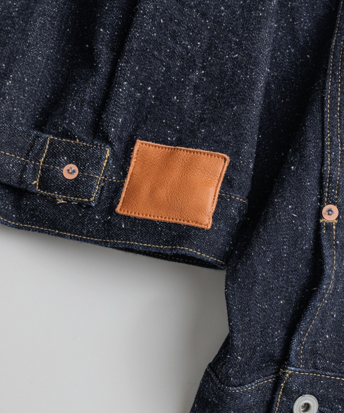 비헤비어(BEHEAVYER) DISTRESSED TYPE-1 DENIM JACKET nep indigo