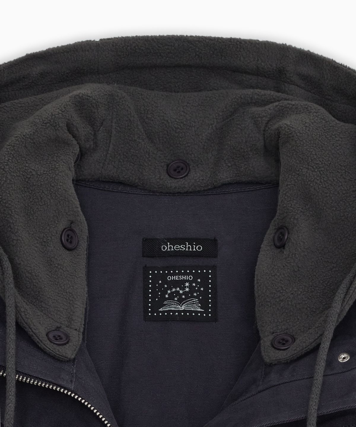 오헤시오(OHESHIO) ROUND POCKET FISHTAIL JACKET, NAVY