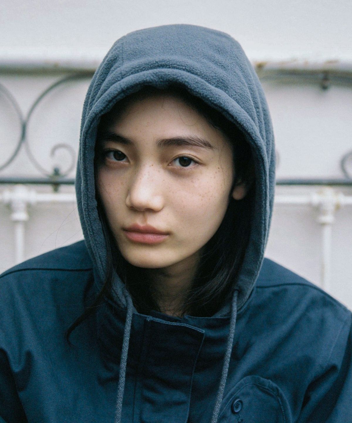 오헤시오(OHESHIO) ROUND POCKET FISHTAIL JACKET, NAVY