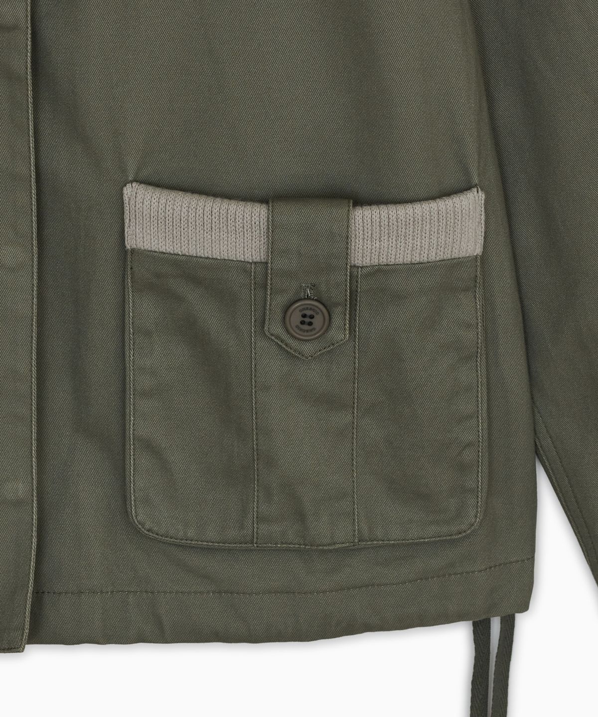 오헤시오(OHESHIO) ROUND POCKET FISHTAIL JACKET, KHAKI