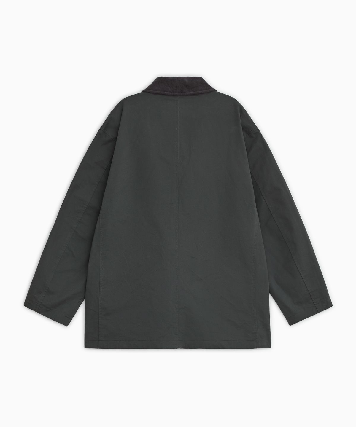 오헤시오(OHESHIO) REVERSIBLE FLORAL COTTON JACKET, CHARCOAL