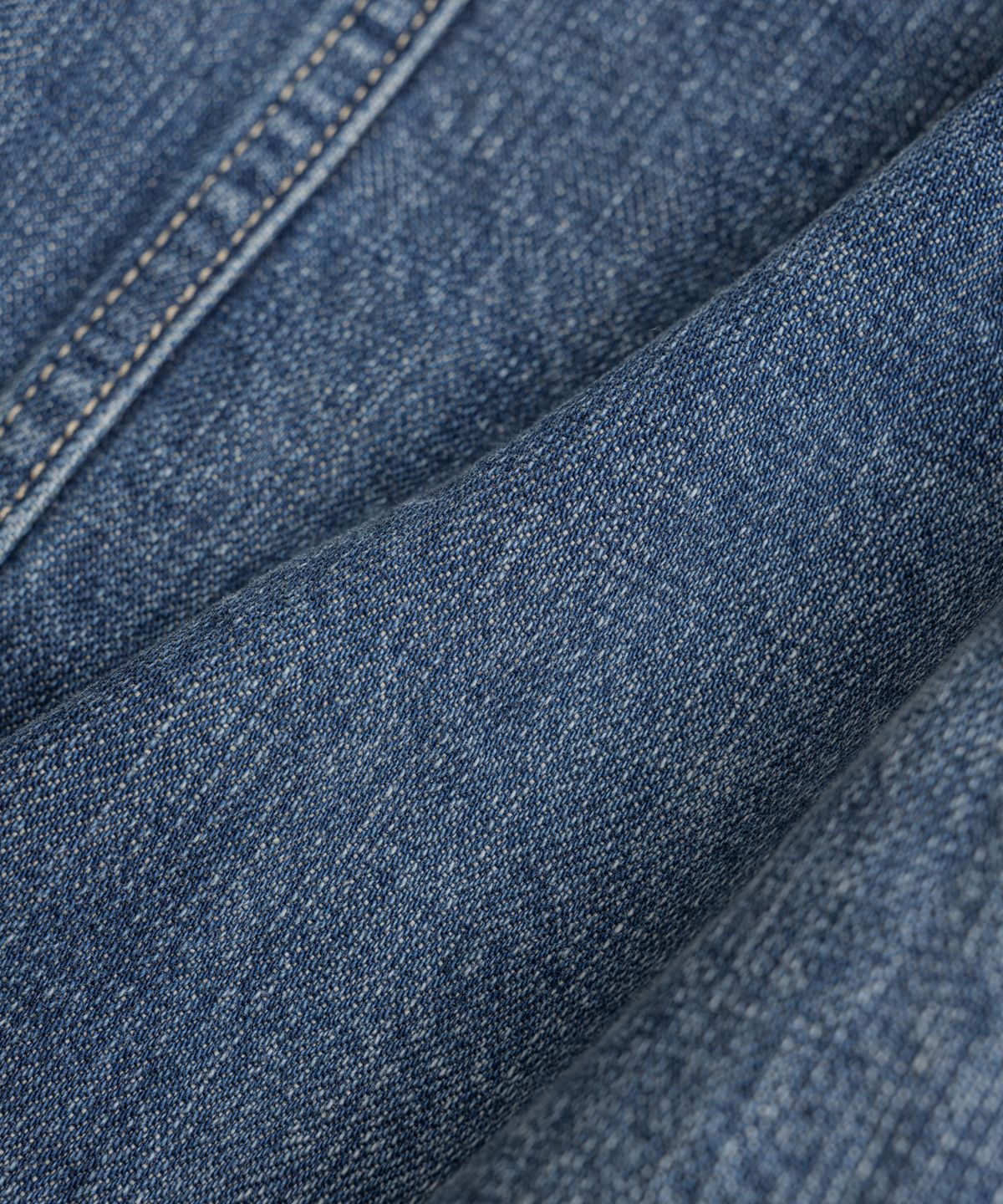 비헤비어(BEHEAVYER) DISTRESSED TYPE-1 DENIM JACKET washed blue