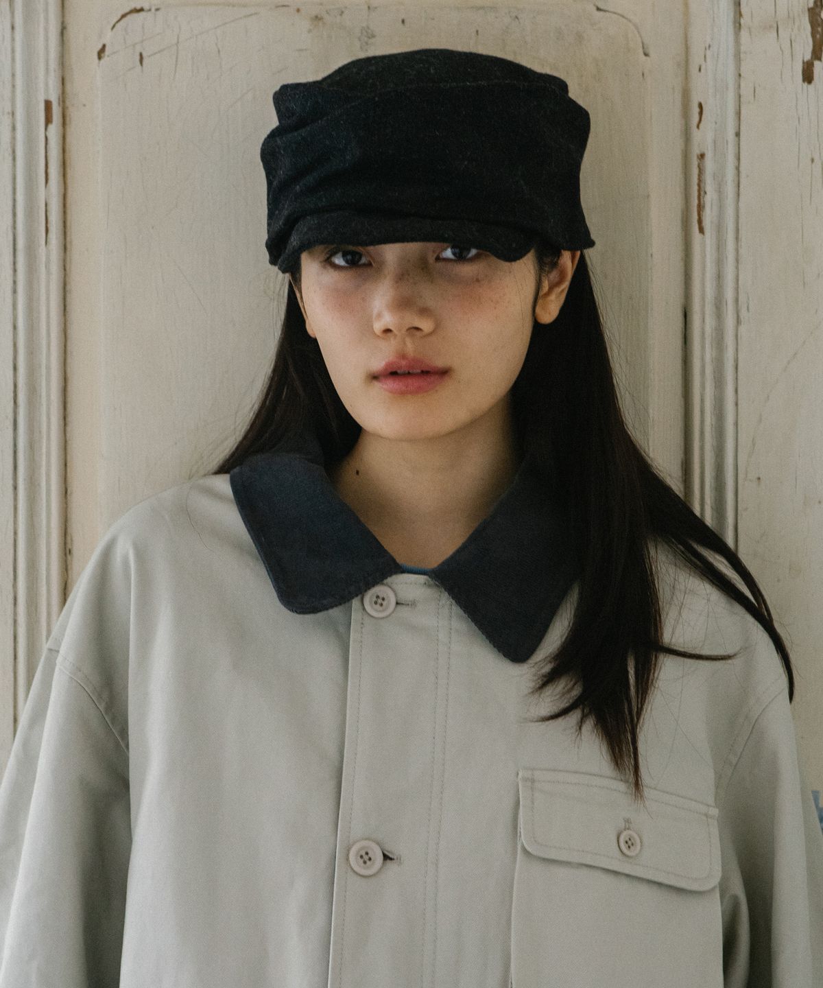 오헤시오(OHESHIO) REVERSIBLE FLORAL COTTON JACKET, BEIGE