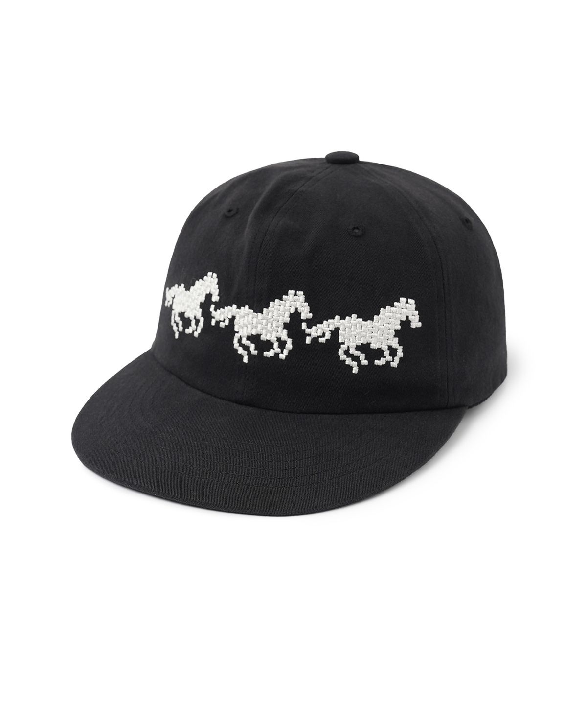 오픈야드(오와이)(OPENYARD(OY)) RASTER HORSE CAP - BLACK