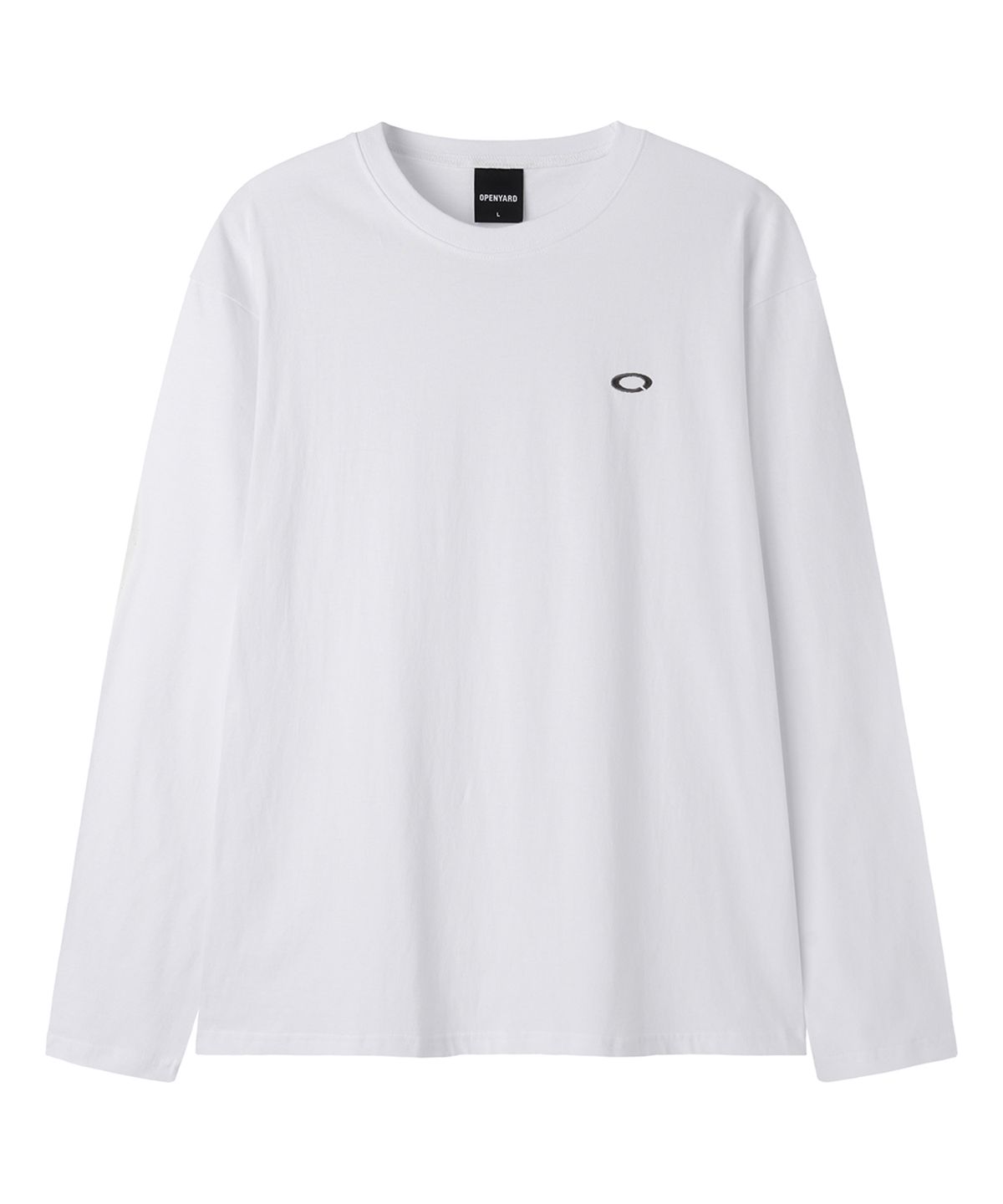 오픈야드(오와이)(OPENYARD(OY)) CROSS ARRAY L/S TEE - WHITE