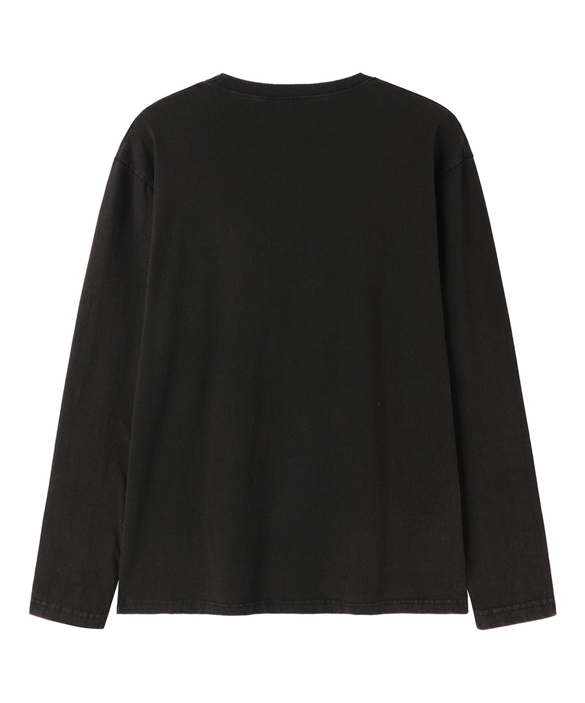 오픈야드(오와이)(OPENYARD(OY)) PRAY HARD WASHED L/S TEE - WASHED BLACK