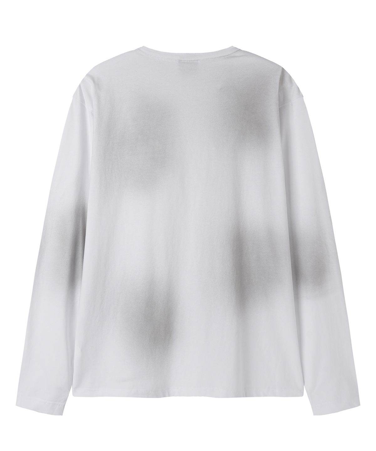 오픈야드(오와이)(OPENYARD(OY)) DIRTY STENCIL HENLEY L/S TEE - WHITE