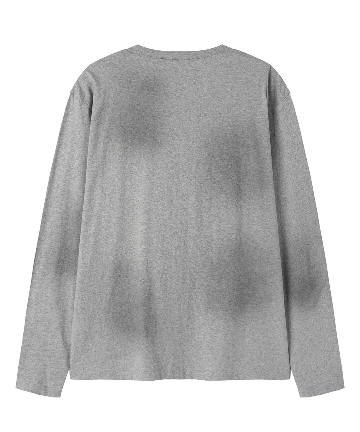 오픈야드(오와이)(OPENYARD(OY)) DIRTY STENCIL HENLEY L/S TEE - MELANGE
