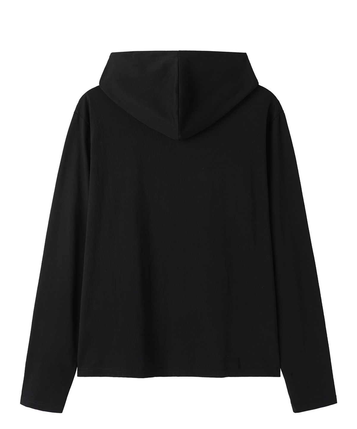 오픈야드(오와이)(OPENYARD(OY)) HENLEY POCKET L/S TEE - BLACK