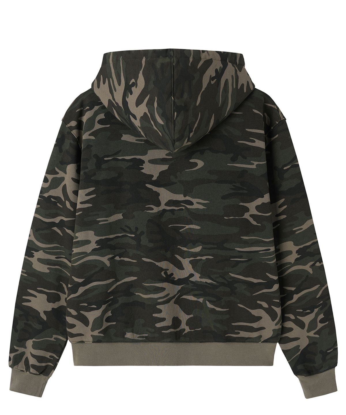 오픈야드(오와이)(OPENYARD(OY)) LOGO PATCH HOODIE ZIP UP - CAMO
