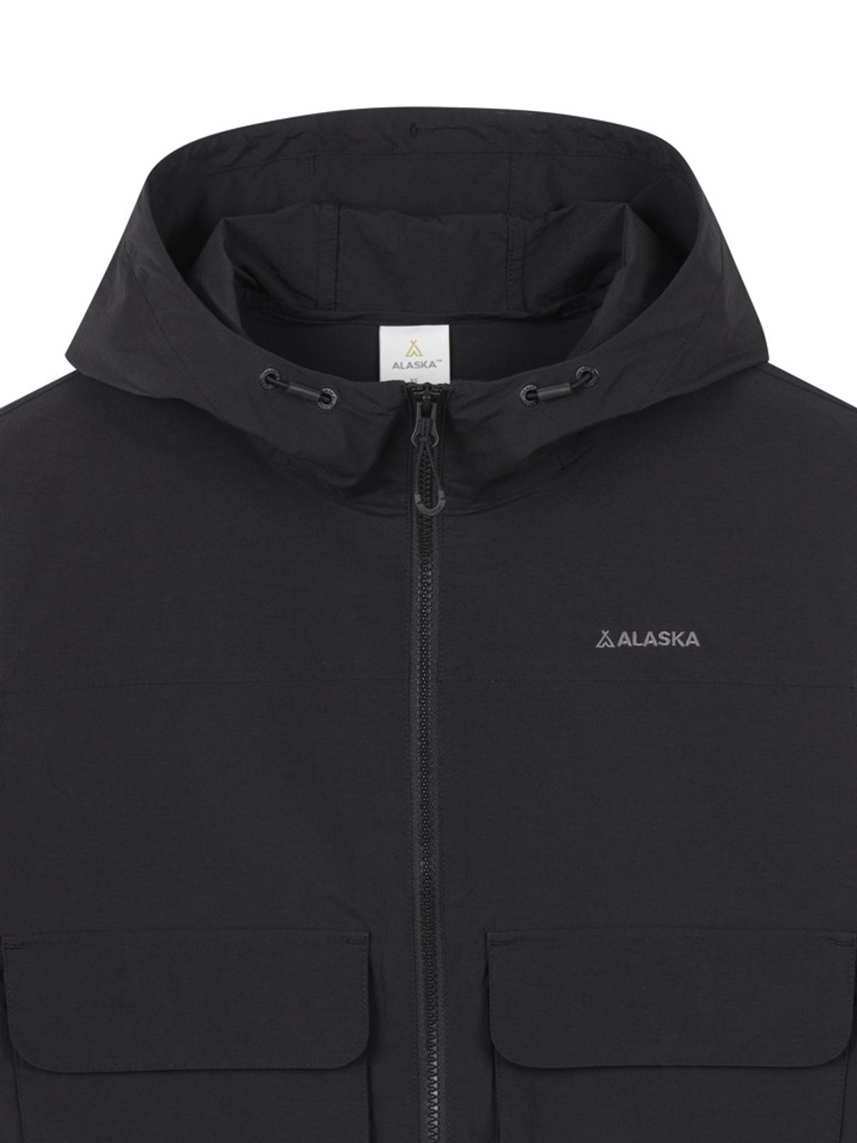 알래스카(ALASKA) 여성 경량 나일론스판 후드 베스트_PAG2VP2420BK