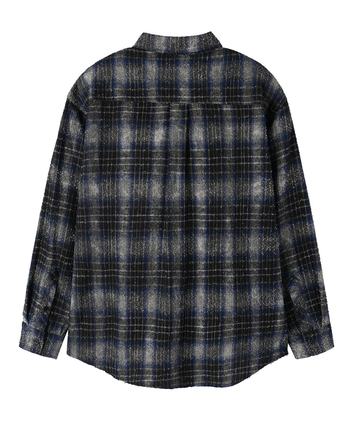 오픈야드(오와이)(OPENYARD(OY)) DUST CHECK SHIRT - BLACK