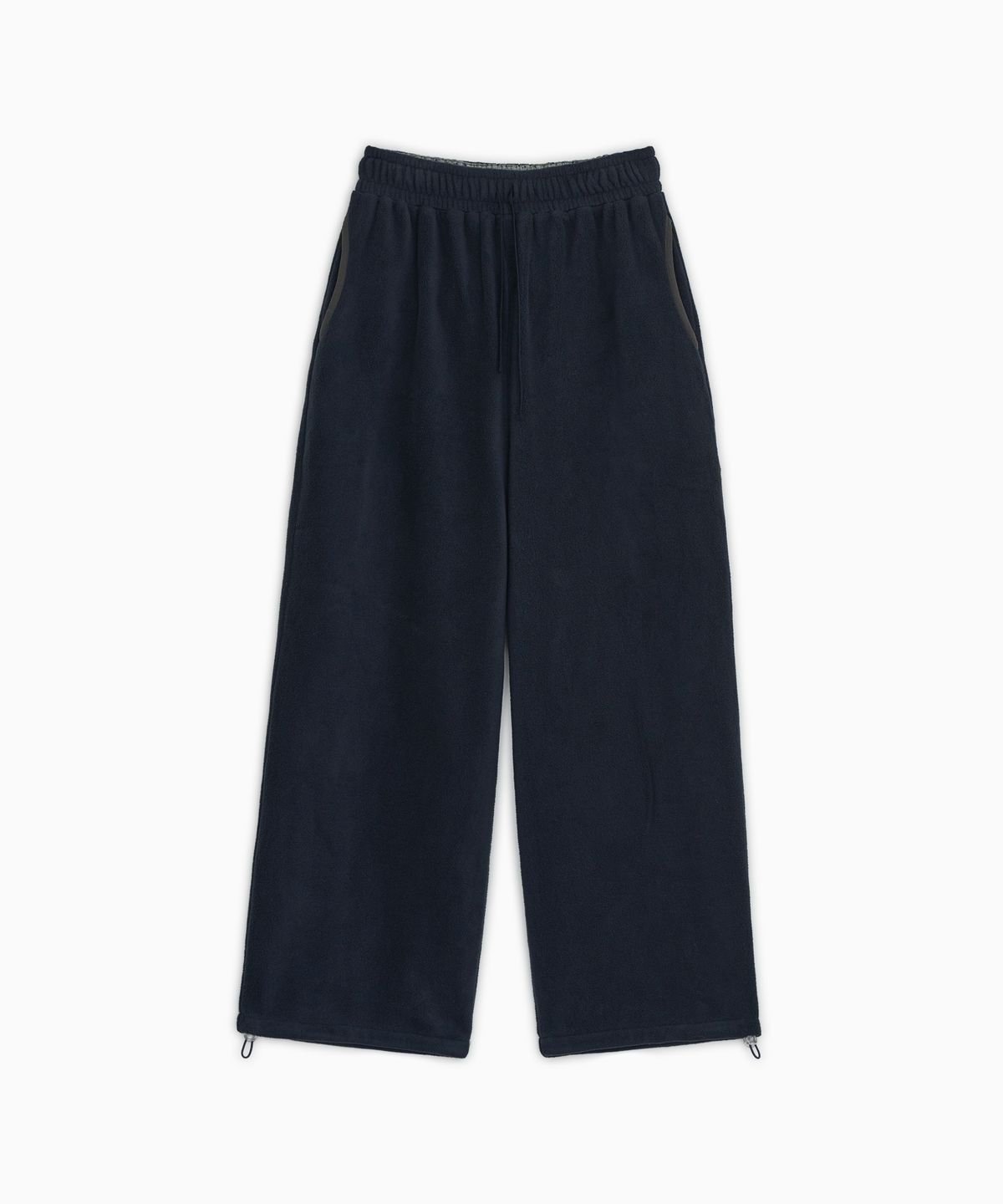 오헤시오(OHESHIO) SIGNATURE EMBROIDERY FLEECE PANTS, NAVY