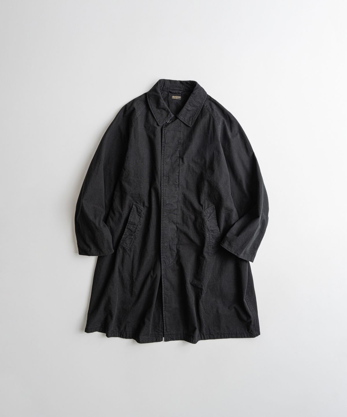 비헤비어(BEHEAVYER) DYED C/L ROVER COAT black