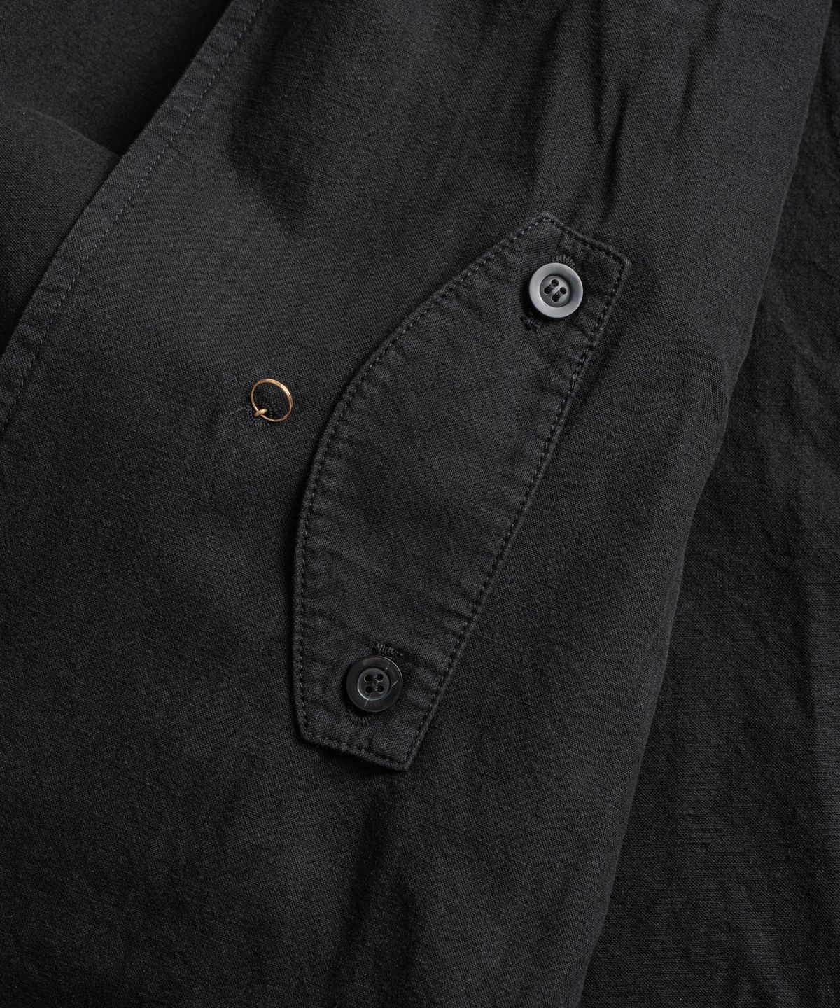 비헤비어(BEHEAVYER) DYED C/L ROVER COAT black