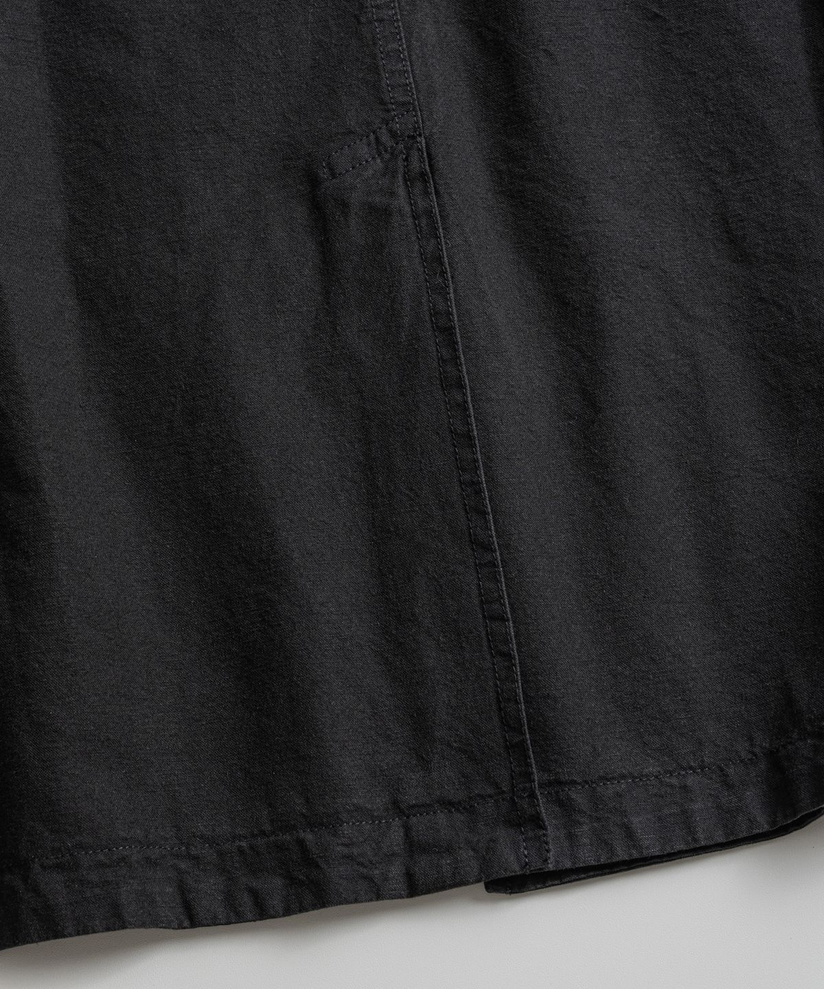 비헤비어(BEHEAVYER) DYED C/L ROVER COAT black