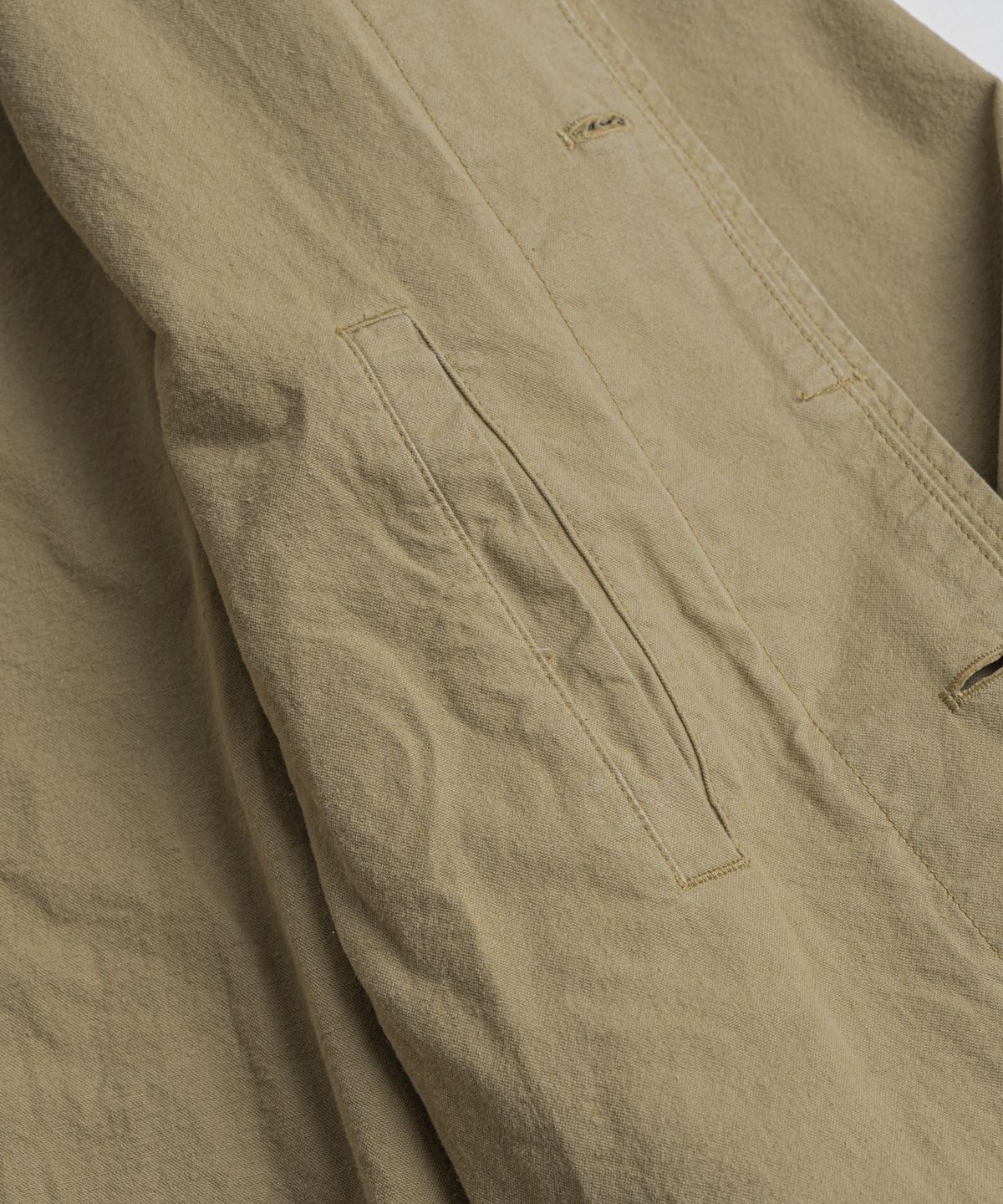 비헤비어(BEHEAVYER) DYED C/L ROVER COAT khaki