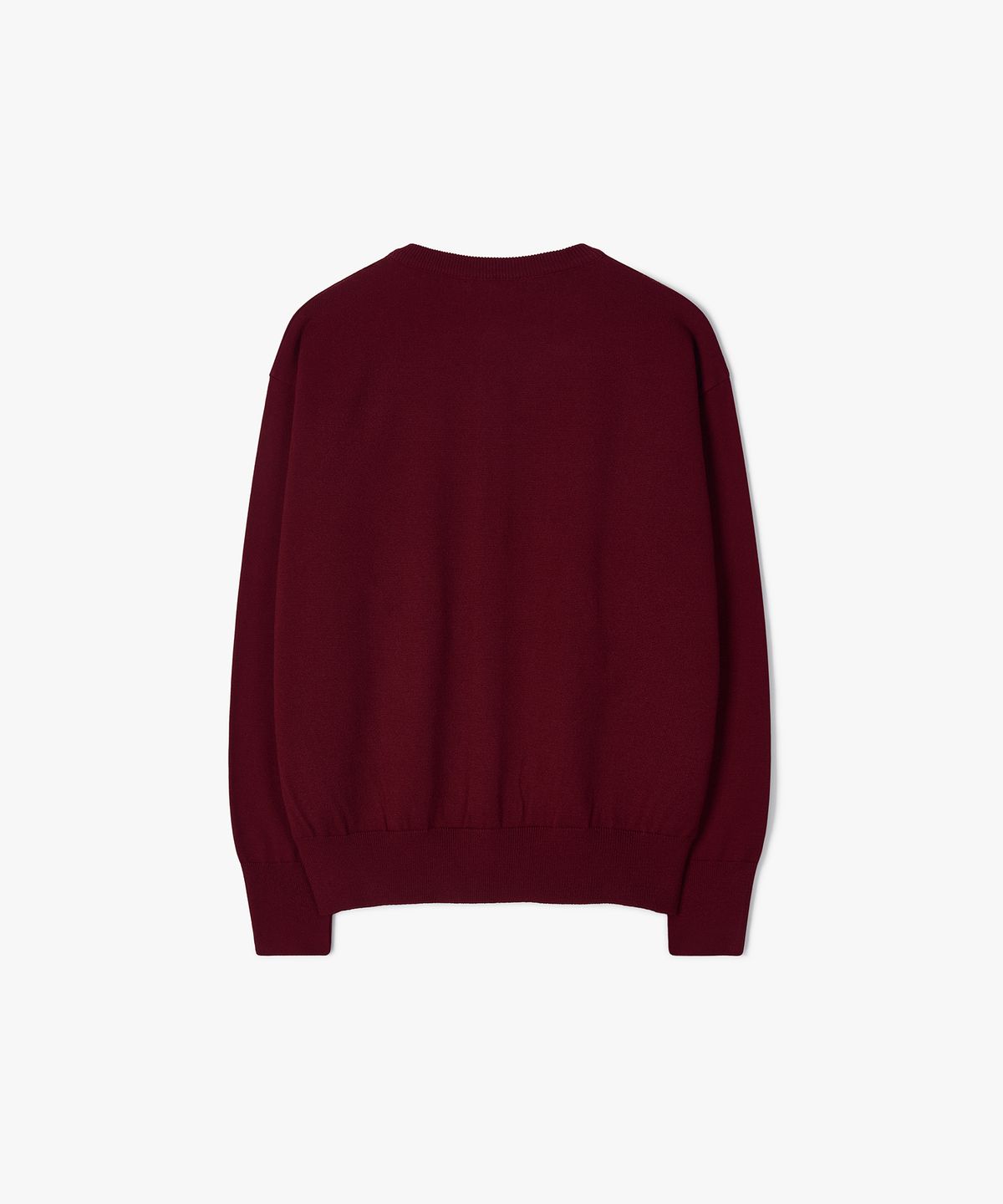 플로즈룸(FLAWSROOM) Round Neck Soft Cardigan BURGUNDY