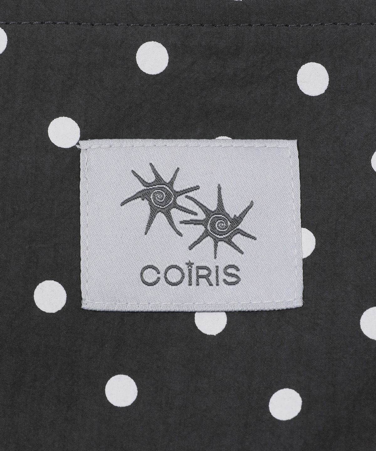 코이리스(COIRIS) 듀이 도트 배색 플리츠 스커트
