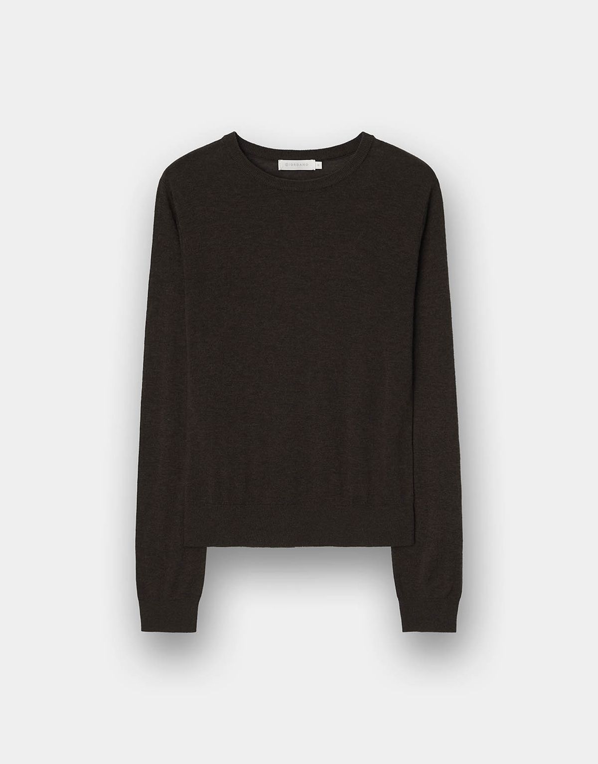 지오다노(GIORDANO) 14gg 메리노울 혼방 크루넥 긴팔 니트 스웨터 356932 [3color]