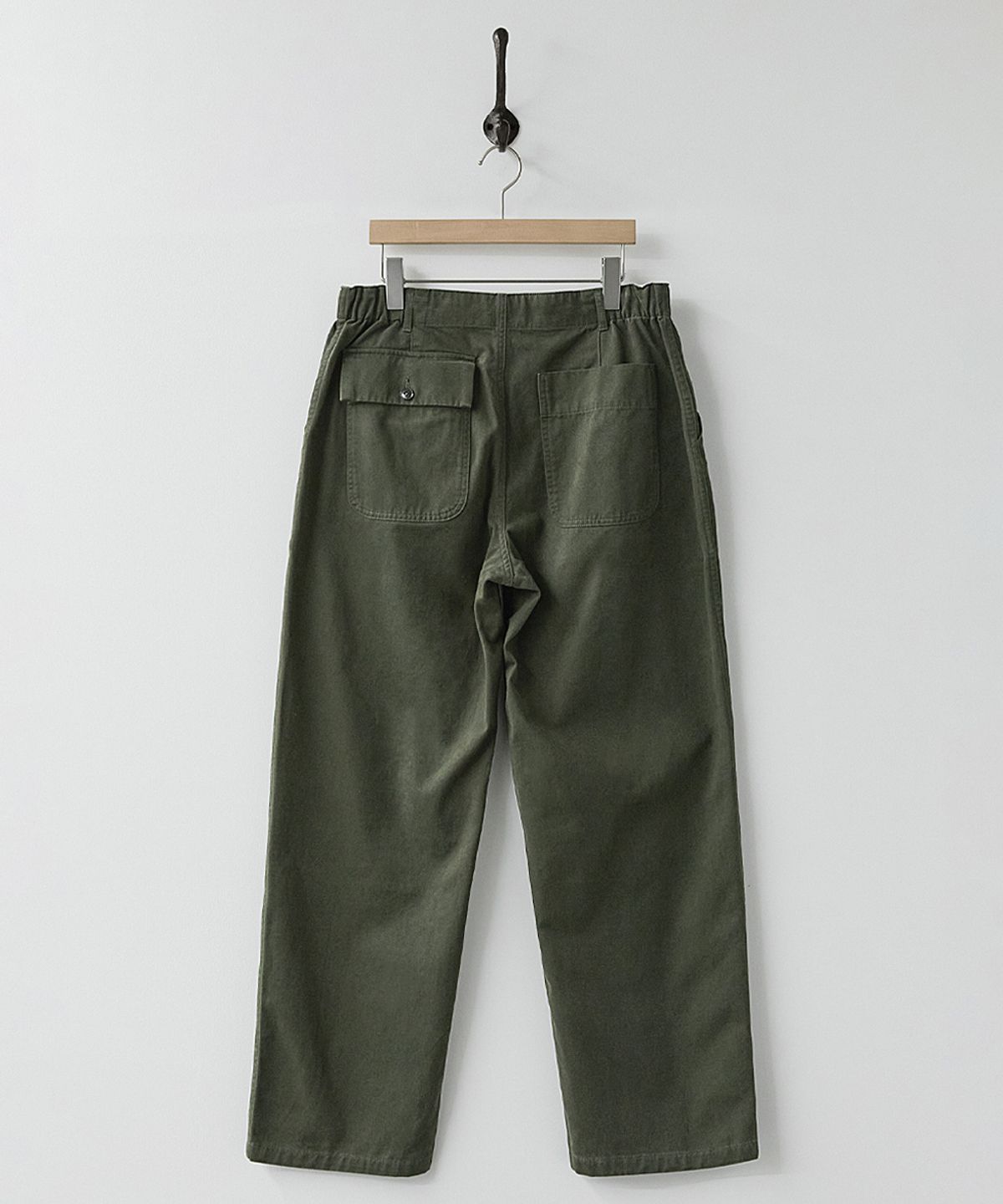 러프사이드(ROUGHSIDE) Elastic Fatigue Pants Olive