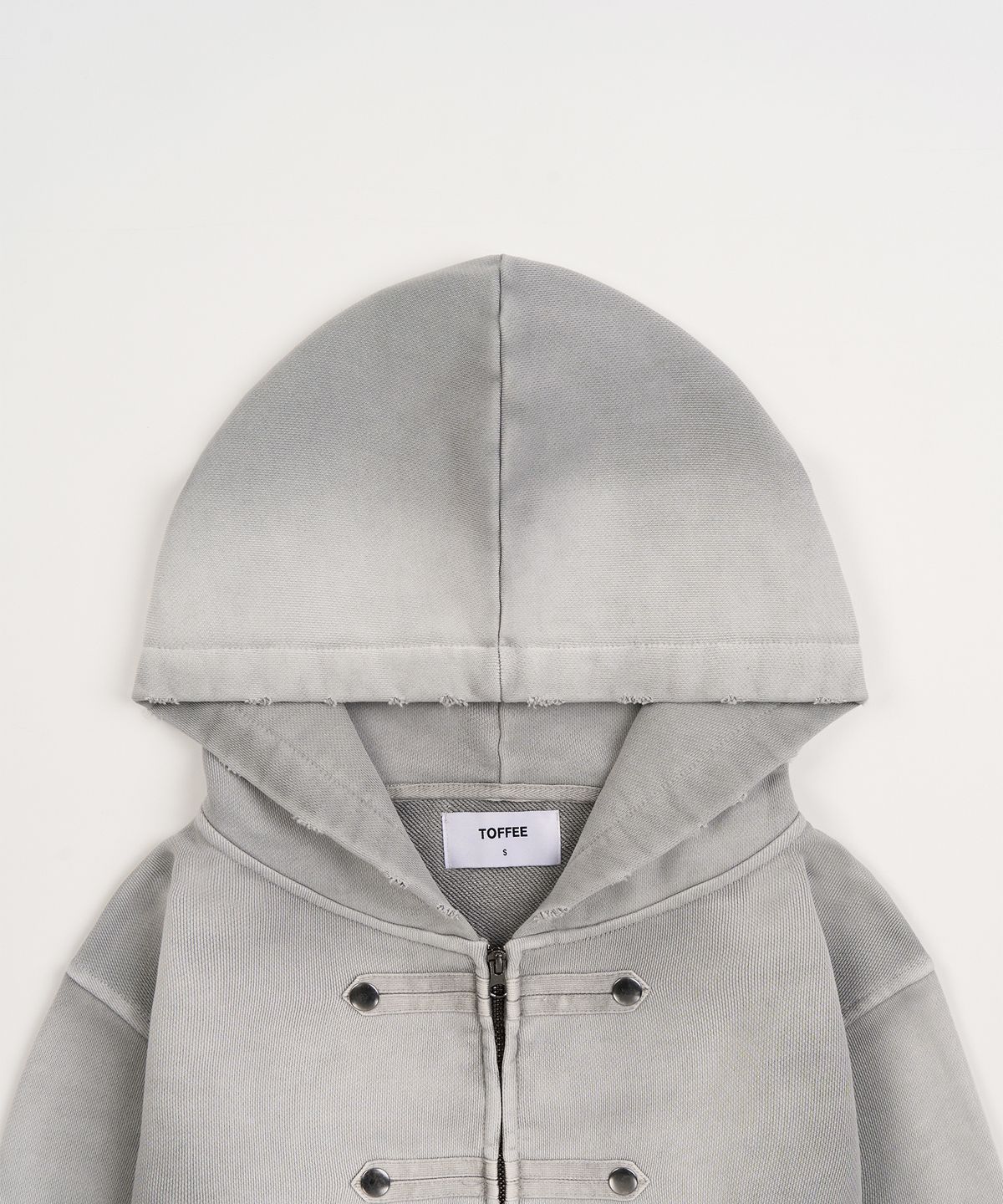 토피 우먼(TOFFEE WOMEN) W 나폴레옹 후드 집업 (GREY)