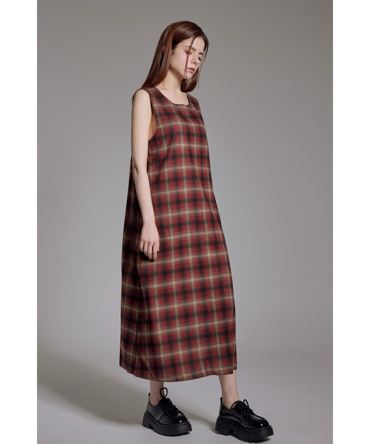 오드페리(ODDPERI) Maxi checkered onepiece